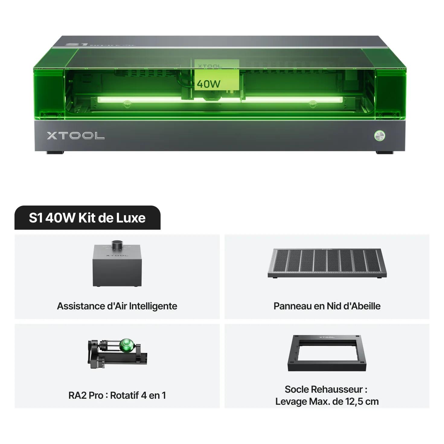 XTool S1 Deluxe Pack - 40W (PX1030509)