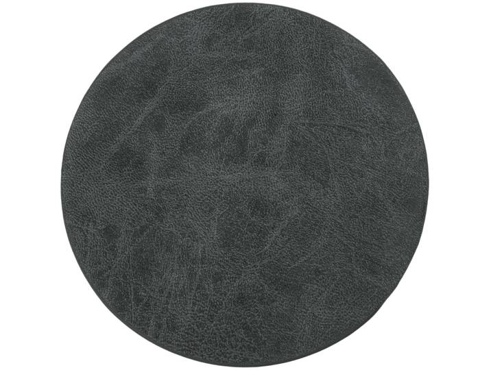 ZICZAC Untersetzer Truman Schwarz Kunstleder B 9.5 cm