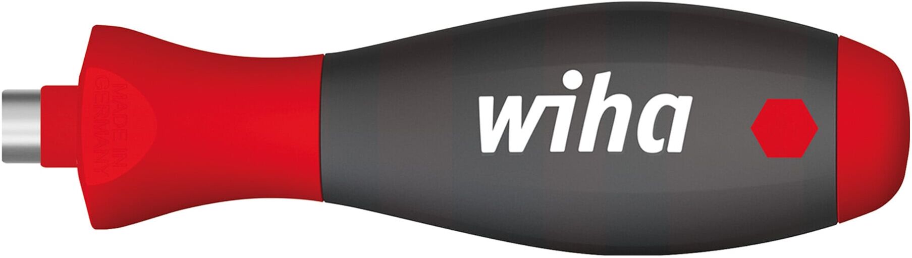 Wiha Schraubendreher mit Bithalter SoftFinish® magnetisch 1/4" 125 mm (32160)