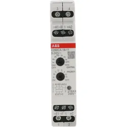 ABB E260CA-16-11 Elektronischer Stromstoßschalter 16 A, 1 Schließer + 1 Öffner, Zentral EIN/AUS einstellbar