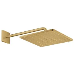 GROHE Rainshower Cube Kopfbrause inklusive Duscharm Gebürstetes Cool Sunrise 26564GN0