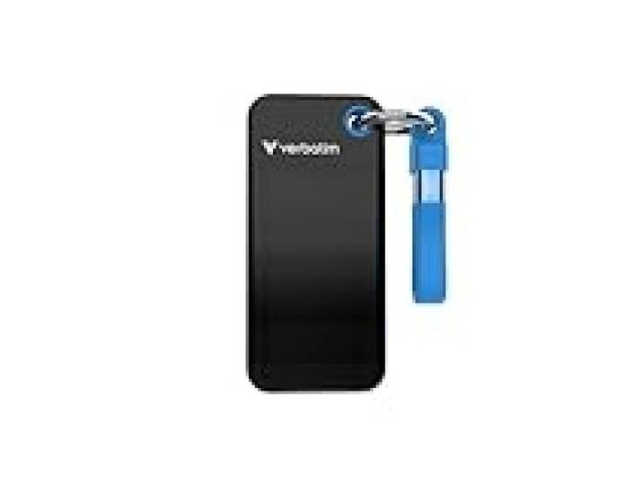 Verbatim Pocket SSD USB 3.2 Gen 2 2TB Black/Blue, 32195