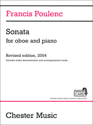 Chester Music Poulenc Sonata For Oboe