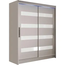 SCHWEBETÜRENSCHRANK Westa IV, mit RGB LED Beleuchtung