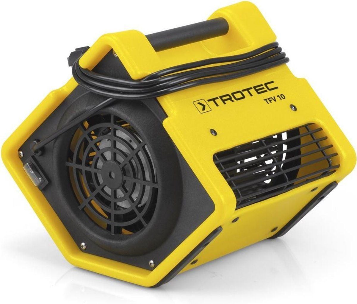 Trotec TFV 10 Vloerventilator - Turboventilator - 90 W - Geel met zwart