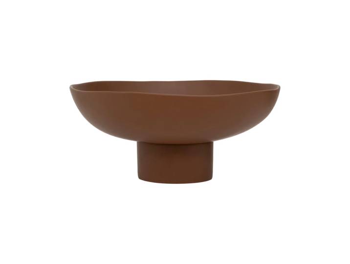 Bol en céramique marron ø 40 * 17.5 cm