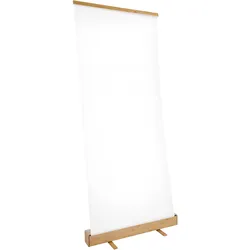 Roll Up BAMBOO Square, ohne Druck, 200 x 85 cm, Bambus, braun