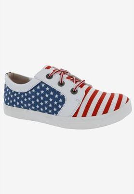 Women's Drew Ruby Flats by Drew in Americana Fabric (Size 7 M)