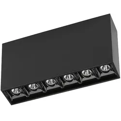 LEDS C4 Deckenleuchte BENTO SURFACE 6 LEDS 12,2W WARM weiß - 2700K CRI 90 PHASE CUT SC LEDS-15-7189-60-MS
