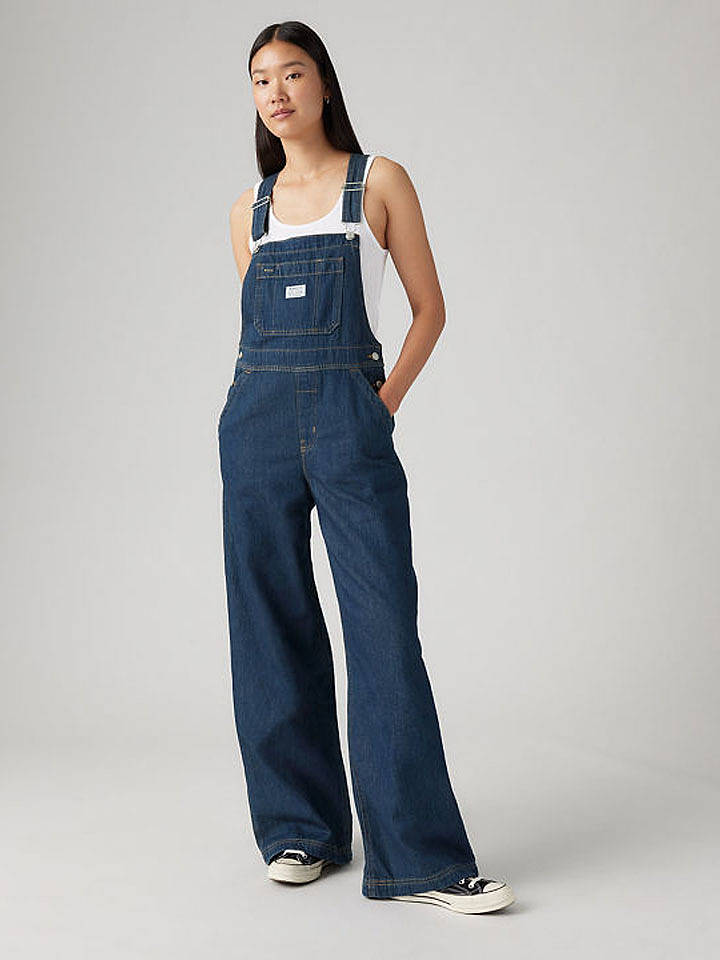 Levi's Jeans-Latzhose in Dunkelblau - S