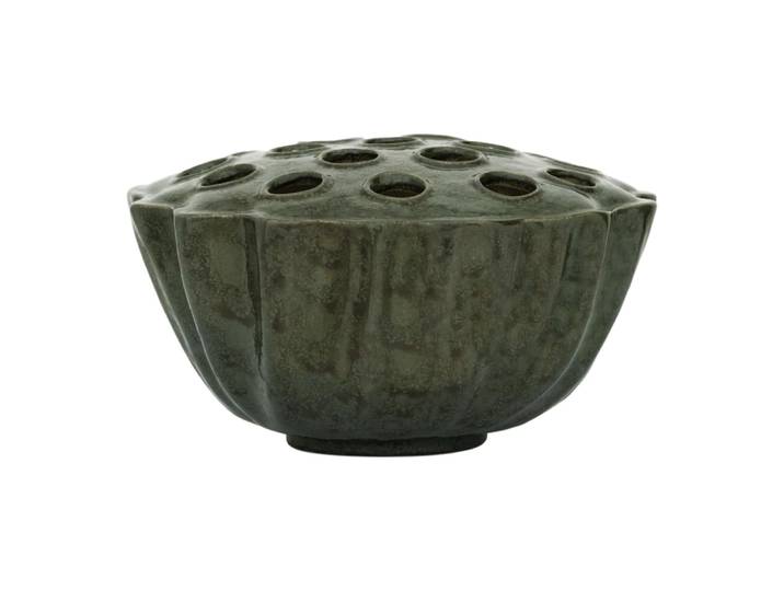 Objet décoratif en céramique verte ø 24 * 14 cm