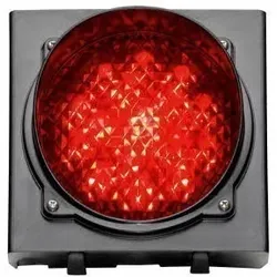 Sommer LED-Ampel rot