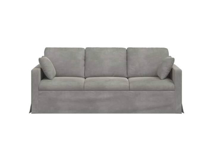 Gris clair SOFA - Moderne - Canapé 180cm - 3 places - Gris clair Métал C403