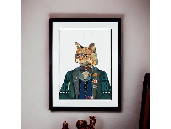 Tableau Décoratif Mr Cat