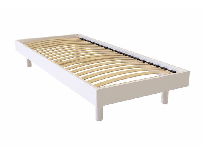 Sommier à lattes 90x190 bois Kit Noé 90x190 Blanc