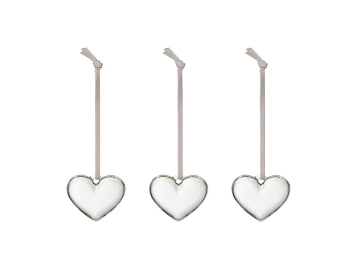 Iittala Cœur en verre Iittala Transparent, 5 cm, lot de 3