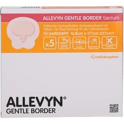 Allevyn Gentle Border 16.8x17.1 cm Sacrum Schaumv. 5 ST