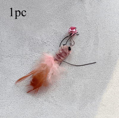 Inspire Picks 2 3PCS Plush Insect Cat Wand Refills Interactive Bug Replacement Heads For Teaser Toys 3