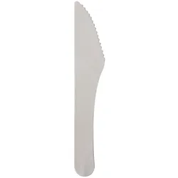 VEPATIM 200x PAPSTAR 'pure' Papiermesser Messer aus Papier 15,8 cm FSCR weiss