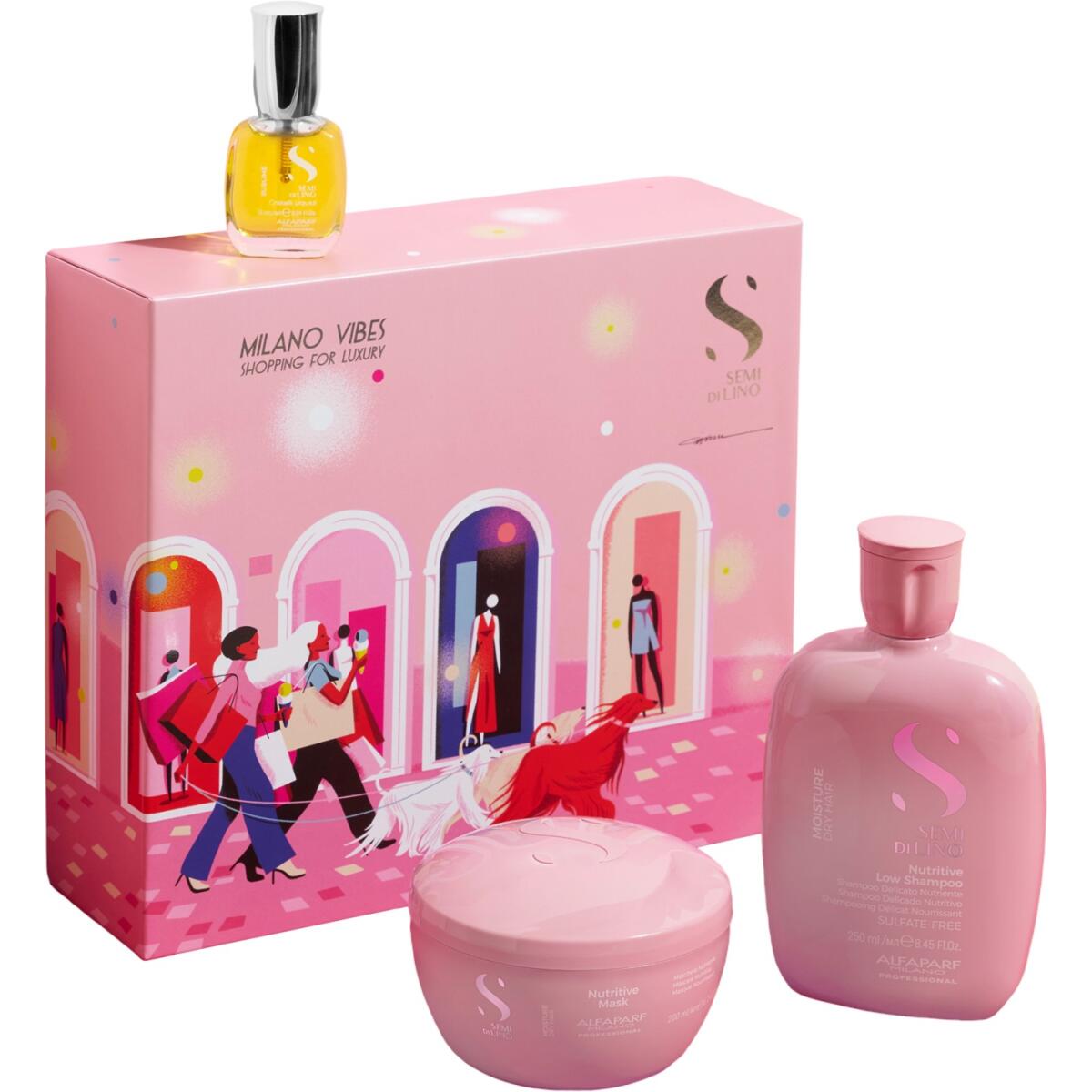 Eino GmbH Alfaparf Milano Semi di Lino Moisture Holiday Kit