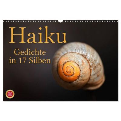 Haiku - Gedichte in 17 Silben (Wandkalender 2026 DIN A3 quer), CALVENDO Monatskalender