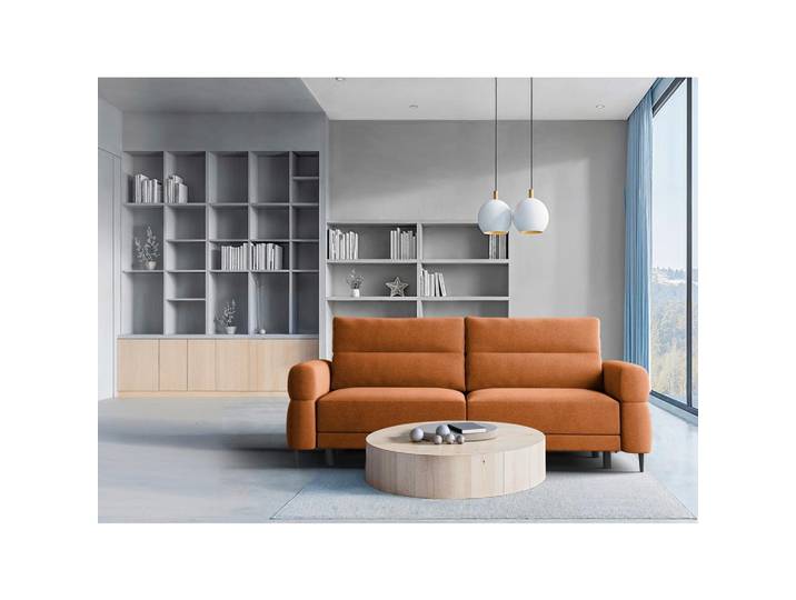Schlafsofa Nordic Rostfarben B: 232cm