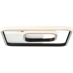 LED-Deckenleuchte Quon Schwarz/Weiß max. 34 Watt Deckenlampe