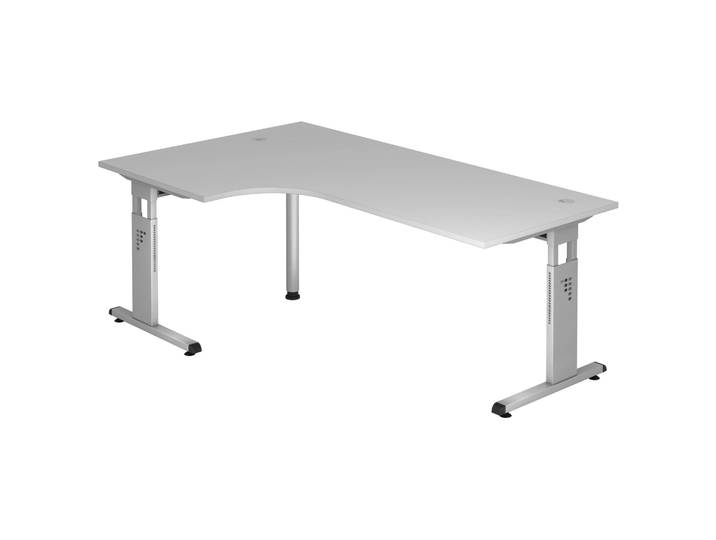 MEGA 82 S Schreibtisch Grau/Silber