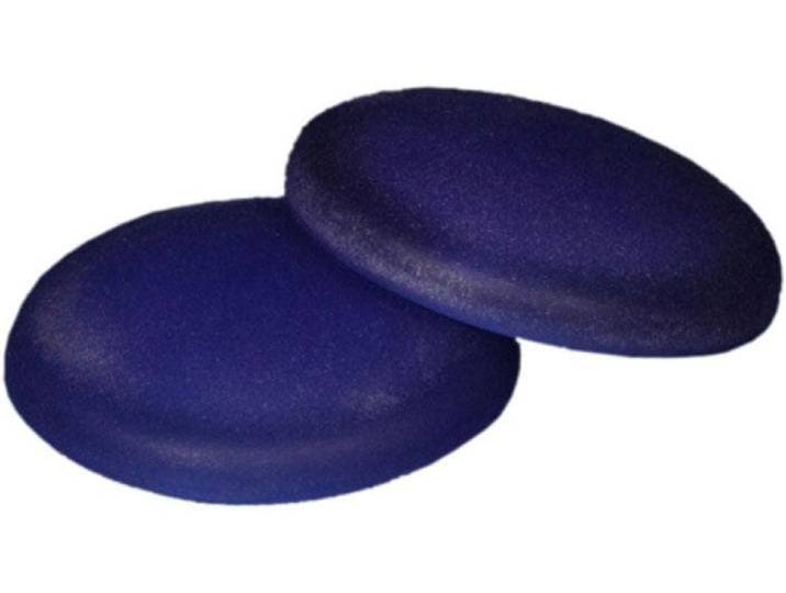 Dekomagnet LIEDECO, blau, Ø:3cm, Materialmix, Gardinenbefestigungen, Dekomagnet, für metallische Flächen