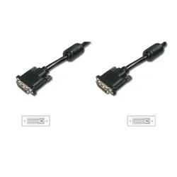 Digitus DVI Kabel 3m 24+1 Dual Link mit Ferritkern Full HD St./St. schwarz