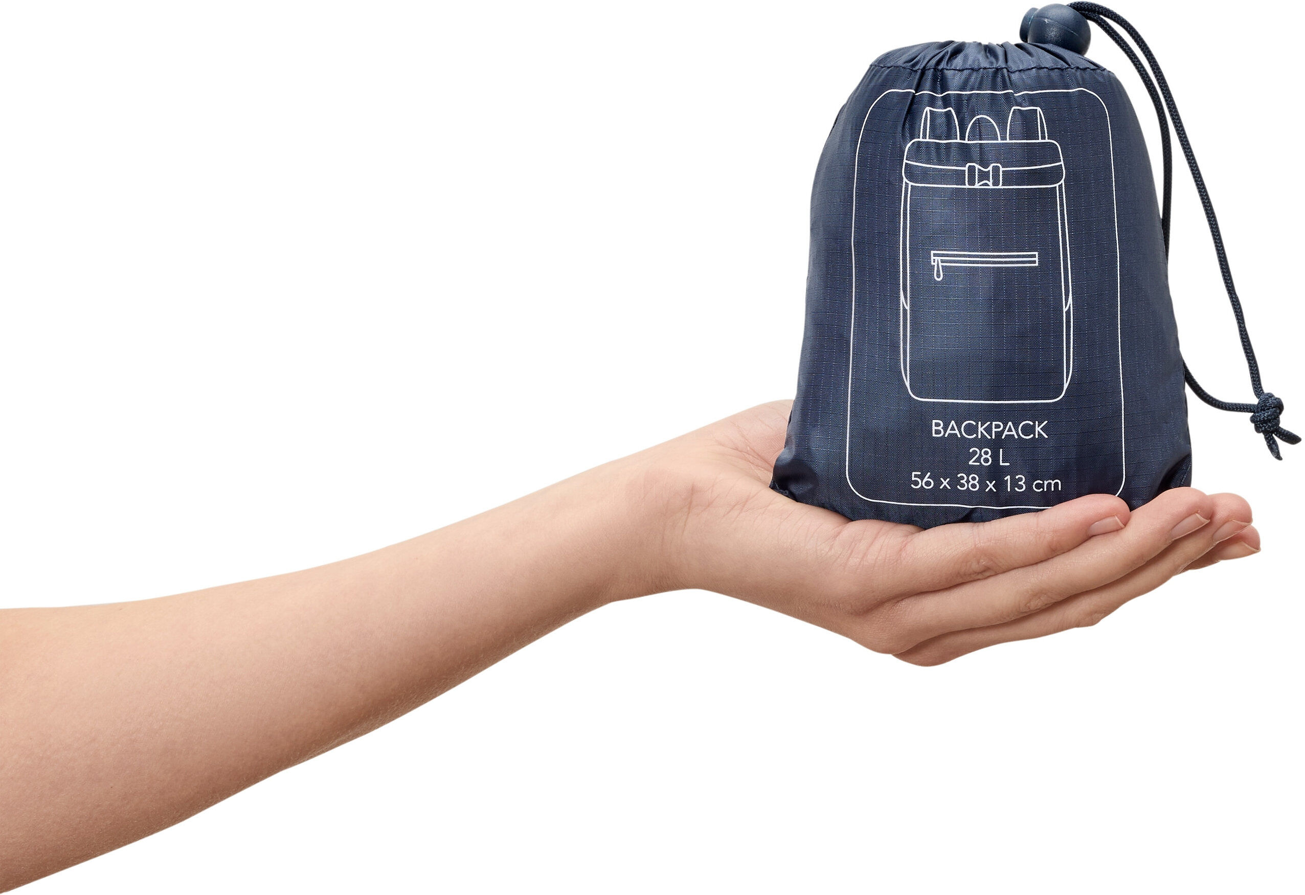 Tchibo - Wasserdichter Rucksack - dunkelblau