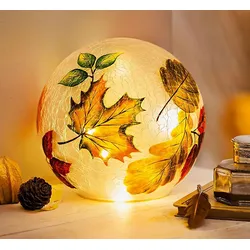 LED-Glaskugel »Herbst«
