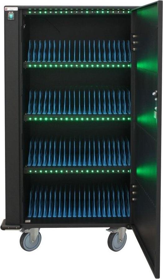 Techly I-CABINET-80DUTY, Freistehend, Schwarz, Ladend, Leistung, CE, RoHS, CE, RoHS, 660 mm