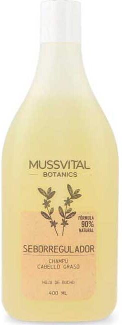 MUSSVITAL Botanics Champú Seborregulador Cabello Graso 400 ml