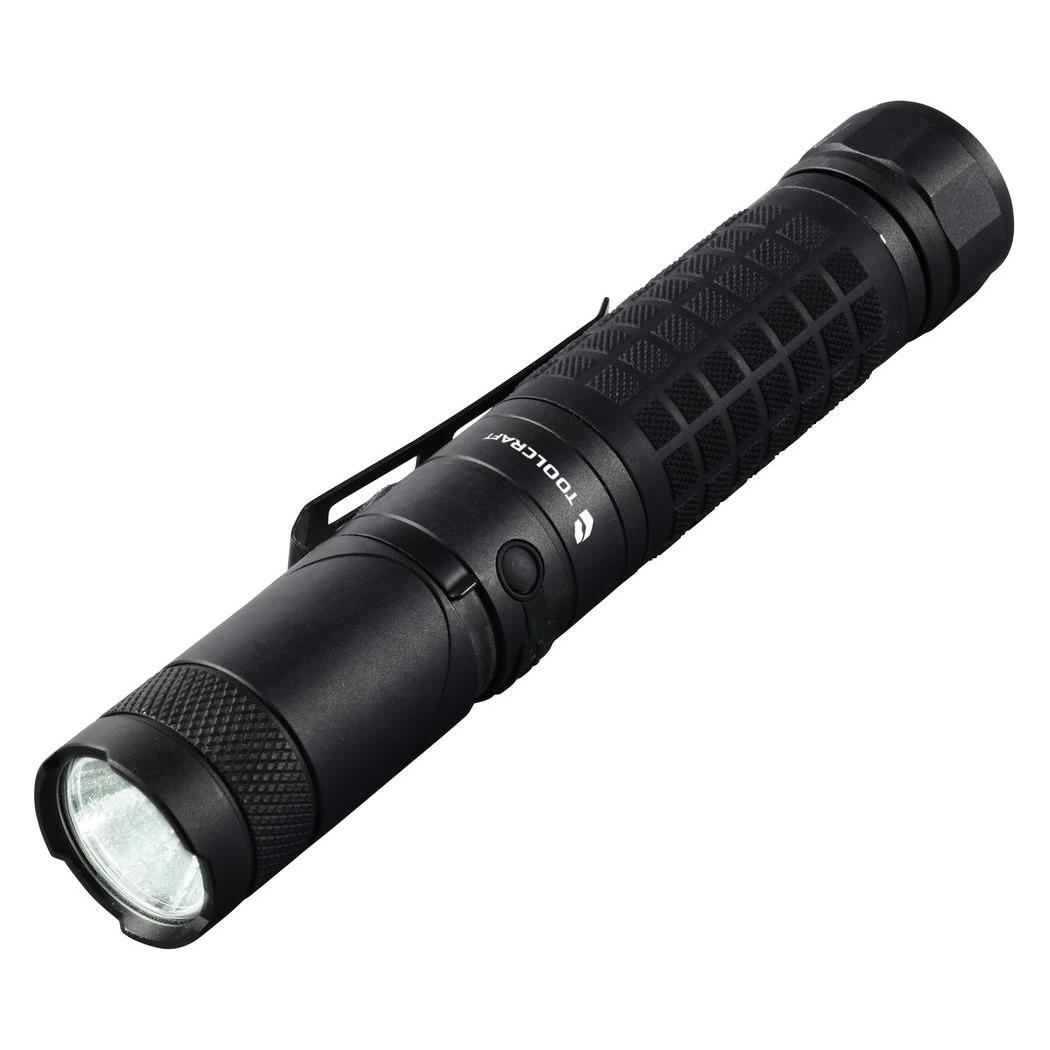 Toolcraft LED Handlampe mit Magnethalterung, verstellbar, mit Gürtelclip, Grosse (17 cm, 3000 lm) (TO-9469533)
