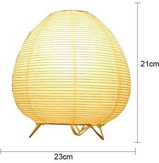 Uplifted Finds Japanese Rice Paper LED Table Lamp us