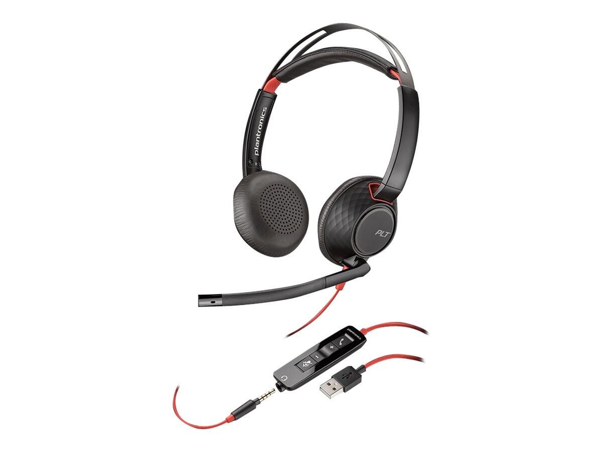 Poly Blackwire 5220 Stereo Headset On-Ear 80R97A6