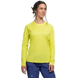 SCHÖFFEL Damen Shirt Longsleeve Style Blaueis WMS, Größe 36 in Gelb Gelb