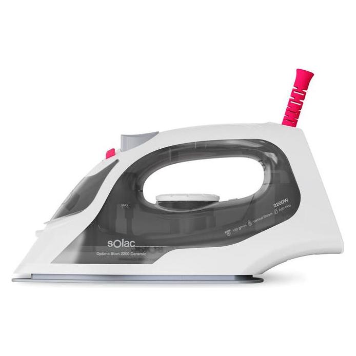Solac PV2001 Dampfbgeleisen 2200W schwarz (2200 W, 100 g/min) (S91871300)