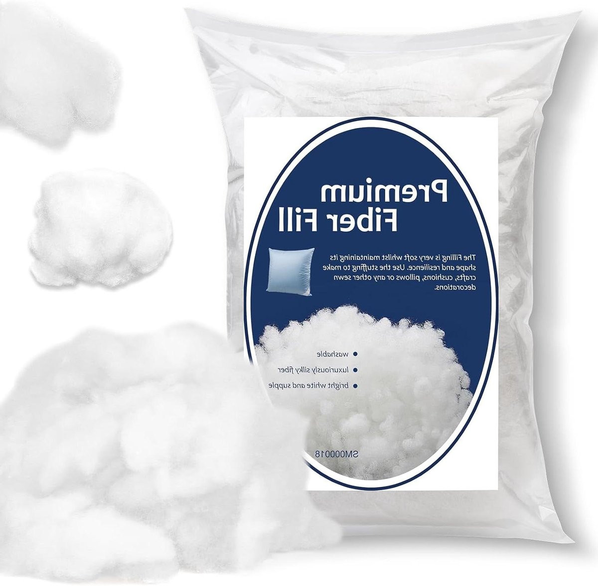 Wit Polyester Kussenvulling Polyfill Vezel - 700 g