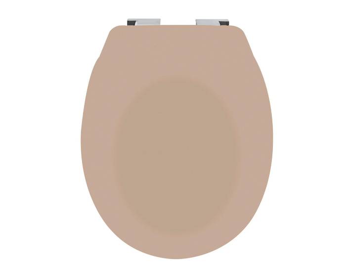 Spirella Wc-Sitz Neela, Cappuccino, Kunststoff, 37x5.5x45.5 cm, Antirutschnoppen, Deckel mit Absenkautomatik, Badezimmer, WC Ausstattung, WC Sitze