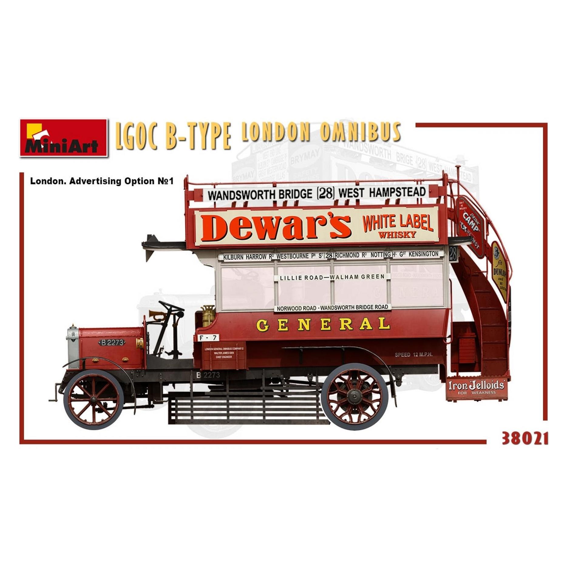 Mini art LGOC B-Type London Omnibus (38021)