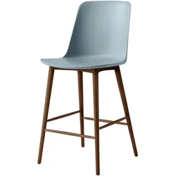 &Tradition Rely HW128 Barhocker, höhe 65 cm, walnuss / light blue