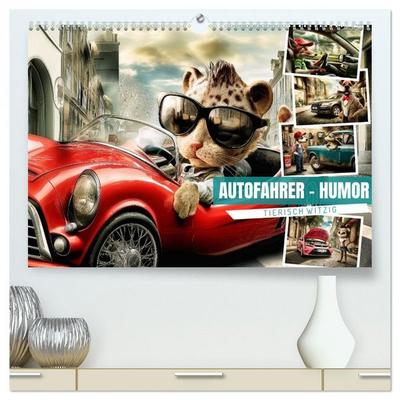 Autofahrer-Humor (hochwertiger Premium Wandkalender 2027 DIN A2 quer), Kunstdruck in Hochglanz