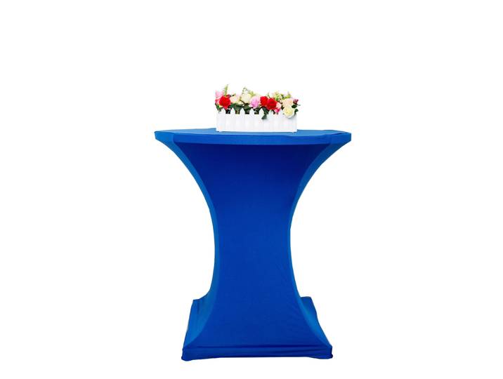 Tischdecke für Bistrotische 60 - 65 cm blau