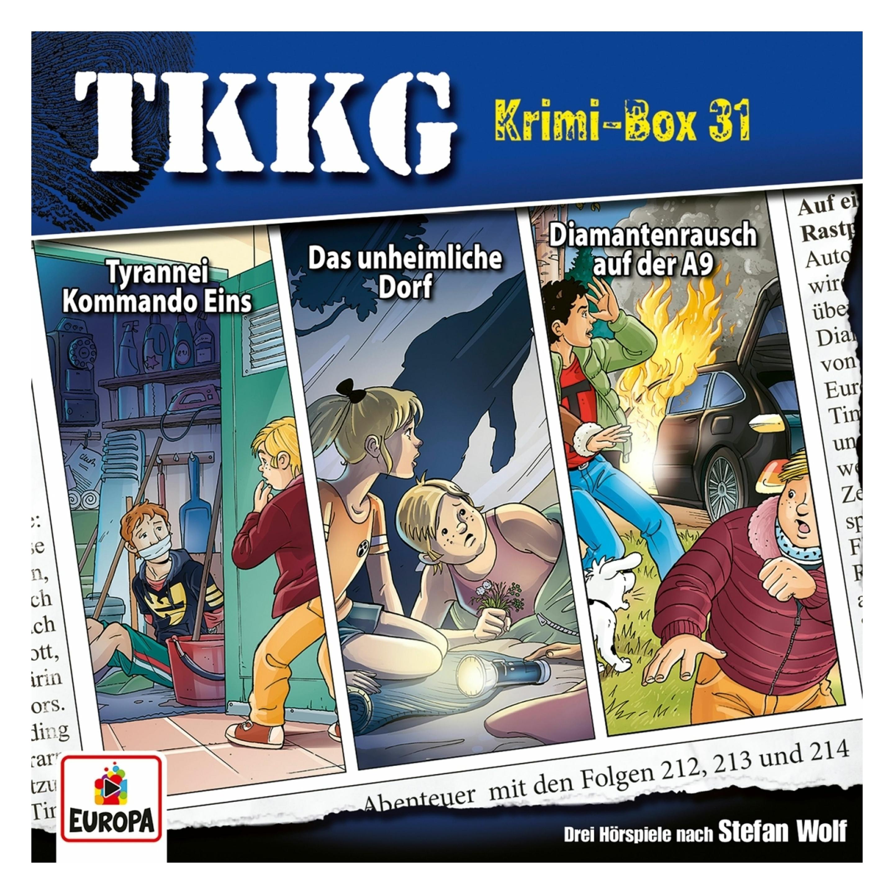 Europa TKKG Krimi-Box 31 (F212-214) (Stefan Wolf, Deutsch) (58813822)