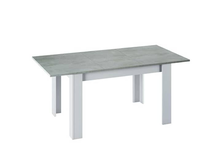 Loungitude 13Casa Granada B10 Table extensible\, Mélamine\, Blanc/Gris\, 140 x 90 x 78 0L4586A