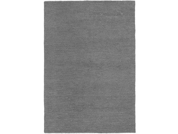 Teppich Vonji natur Einfarbig Wolle 120 x 170 cm - Teppich