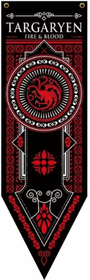Inspire Curations 45 150cm Game Of Thrones Tapestry Flag Medieval Fantasy Wall Banner Decor black
