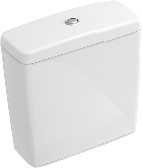 Villeroy und Boch O.NOVO Spülkasten 5760G101 weiß, Zulauf seitlich oder von hinten, für Kombination spülrandlos